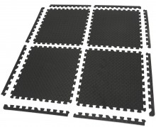 HBM EVA vloertegel set vloerbescherming 4-delig zwart, 1 cm, 1,55 m² HBM EVA vloertegel set vloerbescherming 4-delig zwart, 1 cm, 1,55 m²