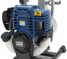 HBM 4-takt benzinemotor waterpomp 117 l/min 25 mm inlaat, aluminium/staal/nylon, 6,9 kg