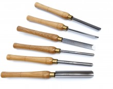 HBM Houtdraaibeitelset HSS 2, 39,5 cm