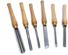 HBM Houtdraaibeitelset HSS 2, 39,5 cm