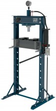 HBM Professional Værkstedspresse 20 ton, 20 t, Slag 185 mm, Max. rækkevidde 988 mm, Blå. HBM Professional Værkstedspresse 20 ton, 20 t, Slag 185 mm, Max. rækkevidde 988 mm, Blå.