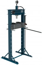 HBM Professional Werkplaatspers 20 ton, 20 t, Slag 185 mm, Max. bereik 988 mm, Blauw