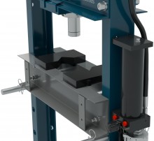 HBM Professional Werkplaatspers 20 ton, 20 t, Slag 185 mm, Max. bereik 988 mm, Blauw