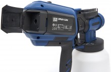 HBM elektrische verfspuit 550 W 1500 ml met led licht, 1,8 mm nozzle, 230 V