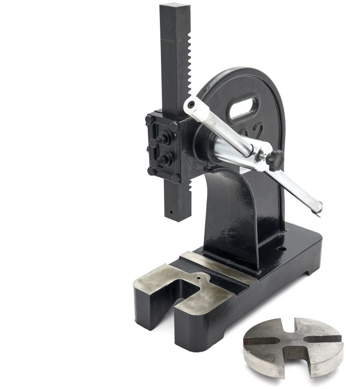 HBM tandheugelpers 2 ton, 180 mm slag, 122,5 mm uitlading, 25 kg, handpers