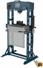 HBM 50 ton professionel rammeværkspresse / værkstespresse med sikkerhedsgitter, slag 200 mm, rækkevidde 67-1047 mm. HBM 50 ton professionel rammeværkspresse / værkstespresse med sikkerhedsgitter, slag 200 mm, rækkevidde 67-1047 mm.