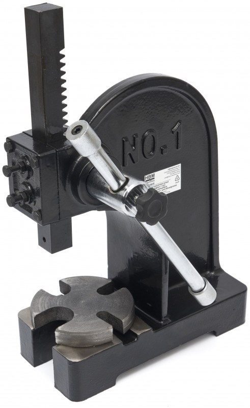 HBM tandheugelpers 1 ton, slag 110 mm, uitlading 98 mm, 12,5 kg