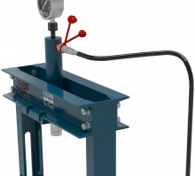 HBM 12 Ton hydraulische werkplaatspers, raamwerkpers 800 mm bereik, 175 mm slag