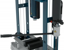 HBM werkplaatspers 40 ton, cilinderslag 180 mm, bereik 0-948 mm, 235 kg