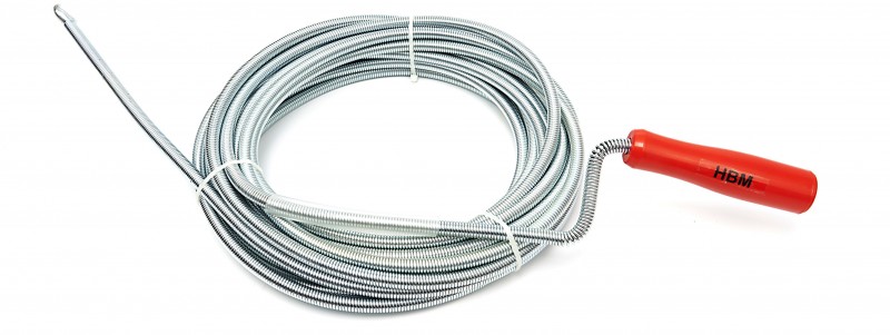 HBM ontstoppingsveer 10 meter staal polypropyleen 2,3 kg