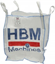 HBM Big Bag 90 x 90 x 110 cm, polypropyleen, 160 g/m², max. 1500 kg HBM Big Bag 90 x 90 x 110 cm, polypropyleen, 160 g/m², max. 1500 kg