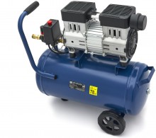 HBM oliefri stille kompressor 24 liter, 750 W, 230 V, 8 bar, 131 l/min HBM oliefri stille kompressor 24 liter, 750 W, 230 V, 8 bar, 131 l/min