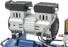 HBM oliefri stille kompressor 24 liter, 750 W, 230 V, 8 bar, 131 l/min HBM oliefri stille kompressor 24 liter, 750 W, 230 V, 8 bar, 131 l/min