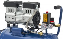 HBM oliefri stille kompressor 24 liter, 750 W, 230 V, 8 bar, 131 l/min HBM oliefri stille kompressor 24 liter, 750 W, 230 V, 8 bar, 131 l/min