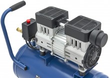 HBM oliefri stille kompressor 24 liter, 750 W, 230 V, 8 bar, 131 l/min HBM oliefri stille kompressor 24 liter, 750 W, 230 V, 8 bar, 131 l/min