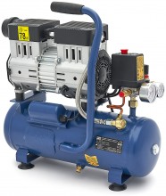 HBM olievrije stille compressor 8 liter, low noise, 550 W, 230 V, 78 dB