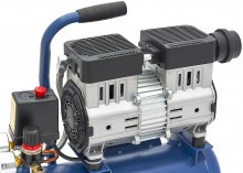HBM olievrije stille compressor 8 liter, low noise, 550 W, 230 V, 78 dB