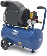 HBM oliegesmeerde compressor 24 liter, 8 bar, 138 l/min, verrijdbaar
HBM oliegesmeerde compressor 24 liter, 8 bar, 138 l/min, verrijdbaar