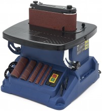 HBM oscillerende spindel- en bandschuurmachine 500 W 230 V 2000 rpm voor hout, 45° kantenhoek
