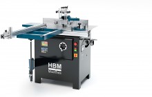 HBM houtfreesmachine met roltafel 2800 W 400 V, kantelbaar, spindelslag 100 mm, stofafzuiging 10 cm HBM houtfreesmachine met roltafel 2800 W 400 V, kantelbaar, spindelslag 100 mm, stofafzuiging 10 cm
