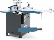 HBM houtfreesmachine met roltafel 2800 W 400 V, kantelbaar, spindelslag 100 mm, stofafzuiging 10 cm