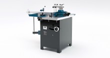 HBM houtfreesmachine met roltafel 2800 W 400 V, kantelbaar, spindelslag 100 mm, stofafzuiging 10 cm