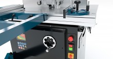 HBM houtfreesmachine met roltafel 2800 W 400 V, kantelbaar, spindelslag 100 mm, stofafzuiging 10 cm