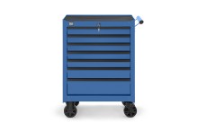 HBM gereedschapswagen gevuld 7 laden blauw 68 x 45,8 x 95 cm, 250 kg draagvermogen