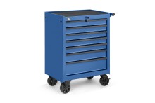HBM gereedschapswagen gevuld 7 laden blauw 68 x 45,8 x 95 cm, 250 kg draagvermogen