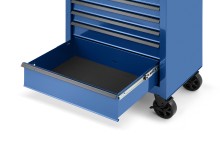 HBM gereedschapswagen gevuld 7 laden blauw 68 x 45,8 x 95 cm, 250 kg draagvermogen