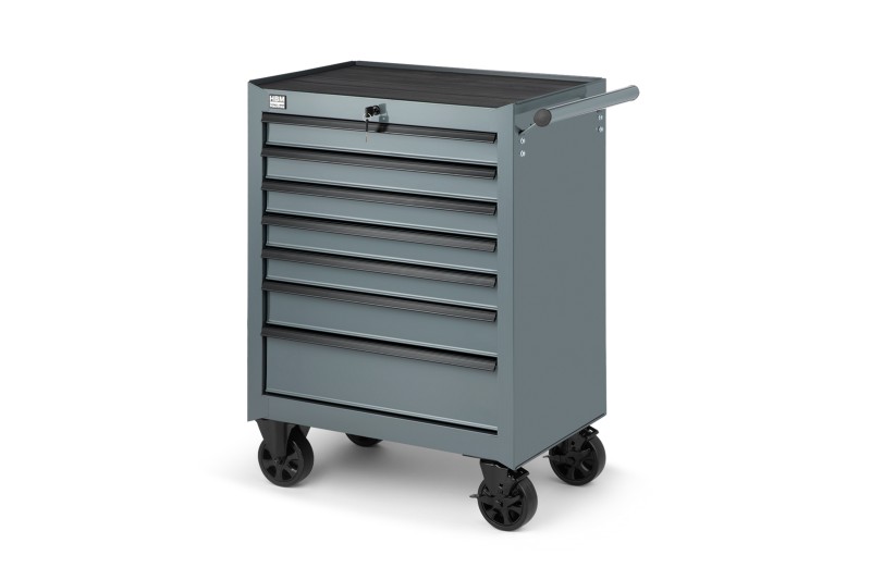 HBM gereedschapswagen grijs, 7 laden, plaatstaal, 68 x 45,8 x 95 cm, max. 250 kg