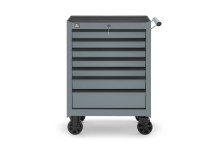 HBM gereedschapswagen grijs, 7 laden, plaatstaal, 68 x 45,8 x 95 cm, max. 250 kg