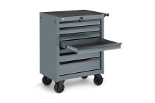 HBM gereedschapswagen grijs, 7 laden, plaatstaal, 68 x 45,8 x 95 cm, max. 250 kg