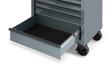 HBM gereedschapswagen grijs, 7 laden, plaatstaal, 68 x 45,8 x 95 cm, max. 250 kg
