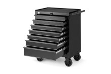 HBM gereedschapswagen zwart, 7 laden, plaatstaal, 68 x 45,8 x 95 cm, max. belasting 250 kg HBM gereedschapswagen zwart, 7 laden, plaatstaal, 68 x 45,8 x 95 cm, max. belasting 250 kg