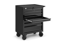 HBM gereedschapswagen zwart, 7 laden, plaatstaal, 68 x 45,8 x 95 cm, max. belasting 250 kg HBM gereedschapswagen zwart, 7 laden, plaatstaal, 68 x 45,8 x 95 cm, max. belasting 250 kg