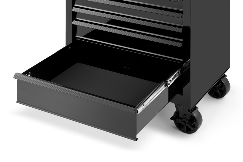 HBM gereedschapswagen zwart, 7 laden, plaatstaal, 68 x 45,8 x 95 cm, max. belasting 250 kg HBM gereedschapswagen zwart, 7 laden, plaatstaal, 68 x 45,8 x 95 cm, max. belasting 250 kg