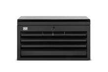 HBM gereedschap opzetkast 6 laden zwart, plaatstaal, 66 x 30,6 x 32,6 cm, draagvermogen 70 kg