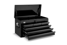 HBM gereedschap opzetkast 6 laden zwart, plaatstaal, 66 x 30,6 x 32,6 cm, draagvermogen 70 kg