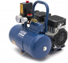 HBM oliefri stille kompressor 6 liter, low noise, 8 bar, 108 l/min, 550W, 230V HBM oliefri stille kompressor 6 liter, low noise, 8 bar, 108 l/min, 550W, 230V