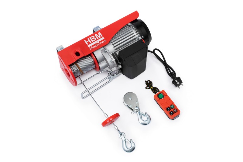HBM elektrische takel 500 kg 18 m met draadloze afstandsbediening, IP54, 900 W, 230 V
HBM elektrische takel 500 kg 18 m met draadloze afstandsbediening, IP54, 900 W, 230 V