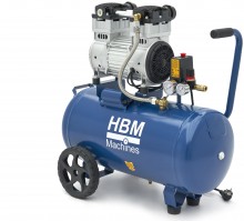 HBM Oliefri Stille Kompressor 50 Liter