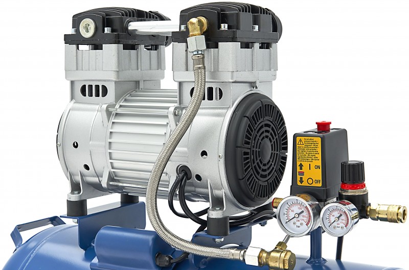 HBM Olievrije Stille Compressor 50 Liter