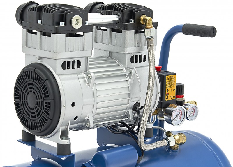 HBM Olievrije Stille Compressor 50 Liter