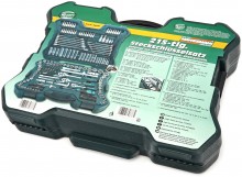 Mannesmann 215-delige doppenset 1/4 inch - 3/8 inch - 1/2 inch 98430
