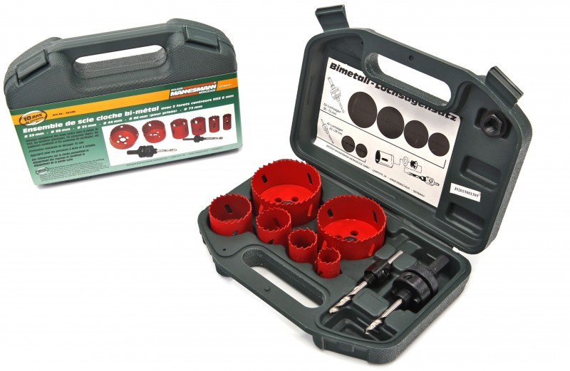 Mannesmann Green Line Gatenzaagset 22-73 mm 44100 HSS Bi-metaal voor Metaal