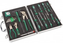 Mannesmann 24-delige gereedschapsset in aluminium koffer - Chromevanadium - 29024