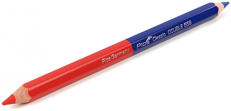 Pica 559 Dubbel Potlood Rood/Blauw 17,5 cm