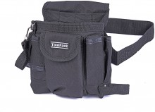 Toolpack gereedschapsgordel met telefoonhouder, polyester 600D, zwart, 30 x 20 cm