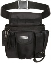 Toolpack gereedschapsgordel met telefoonhouder, polyester 600D, zwart, 30 x 20 cm
